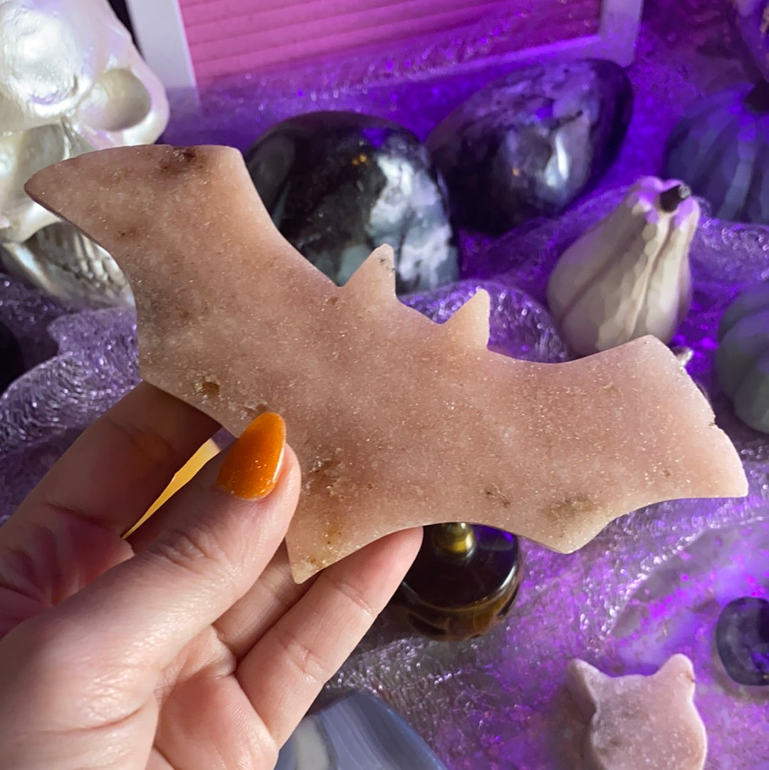 Pink Amethyst Bat