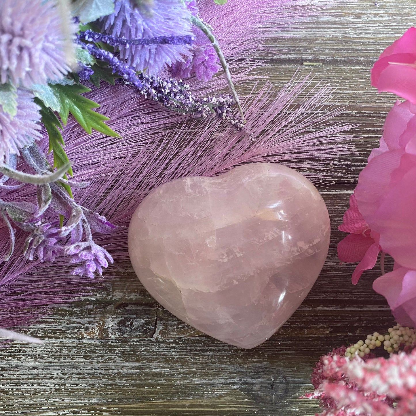 Rose Quartz Heart
