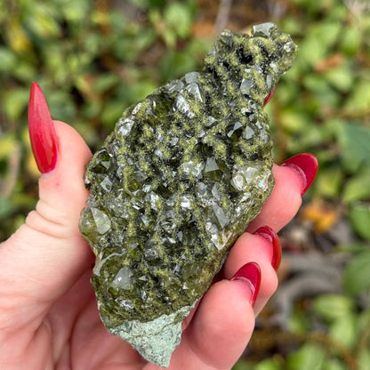 Epidote in Quartz from Turkey - Sold Individually
