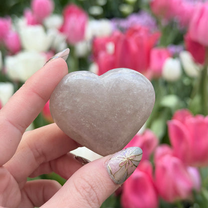 “Blue” Rose Quartz Heart