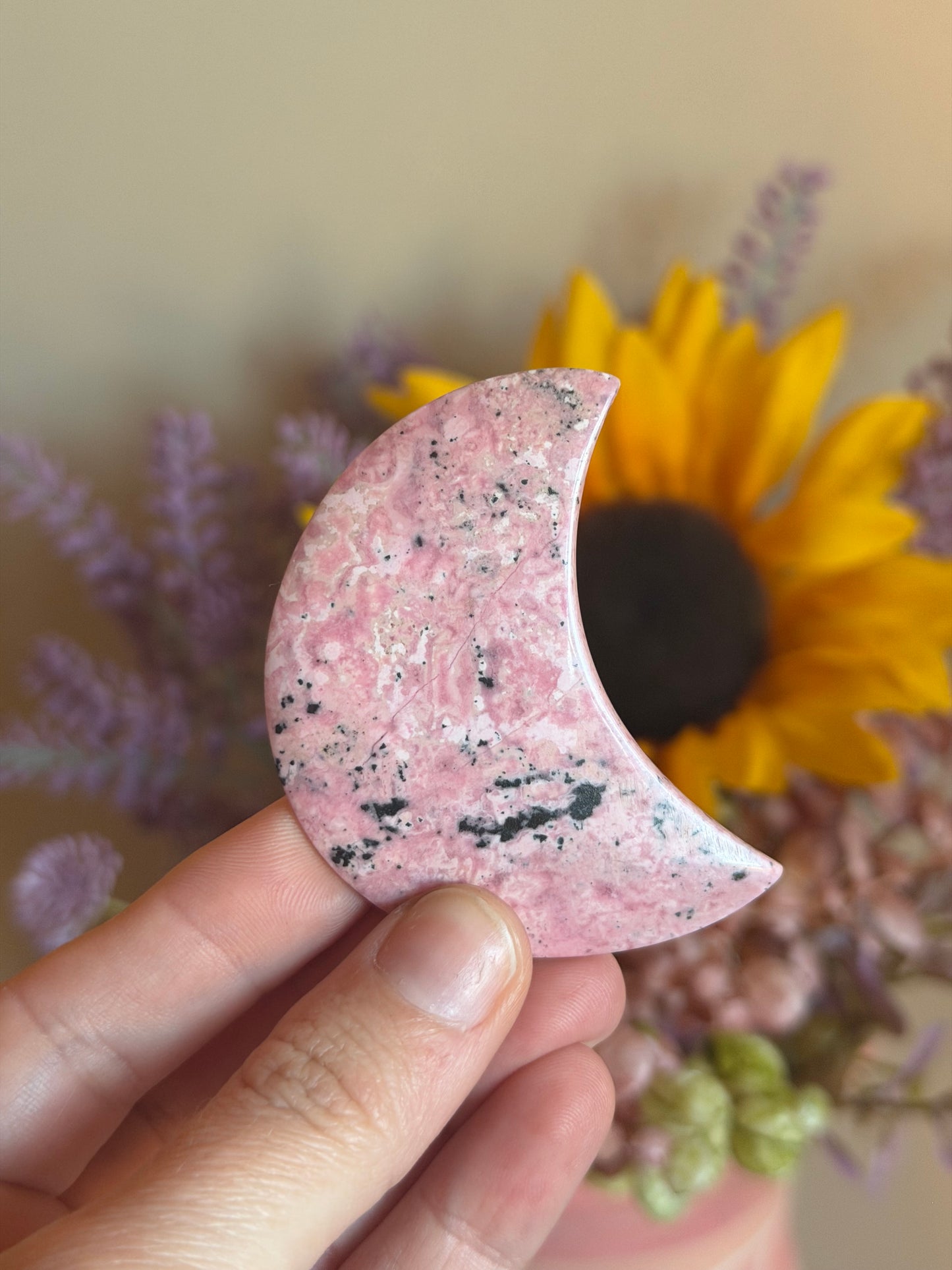 Rhodochrosite Moon