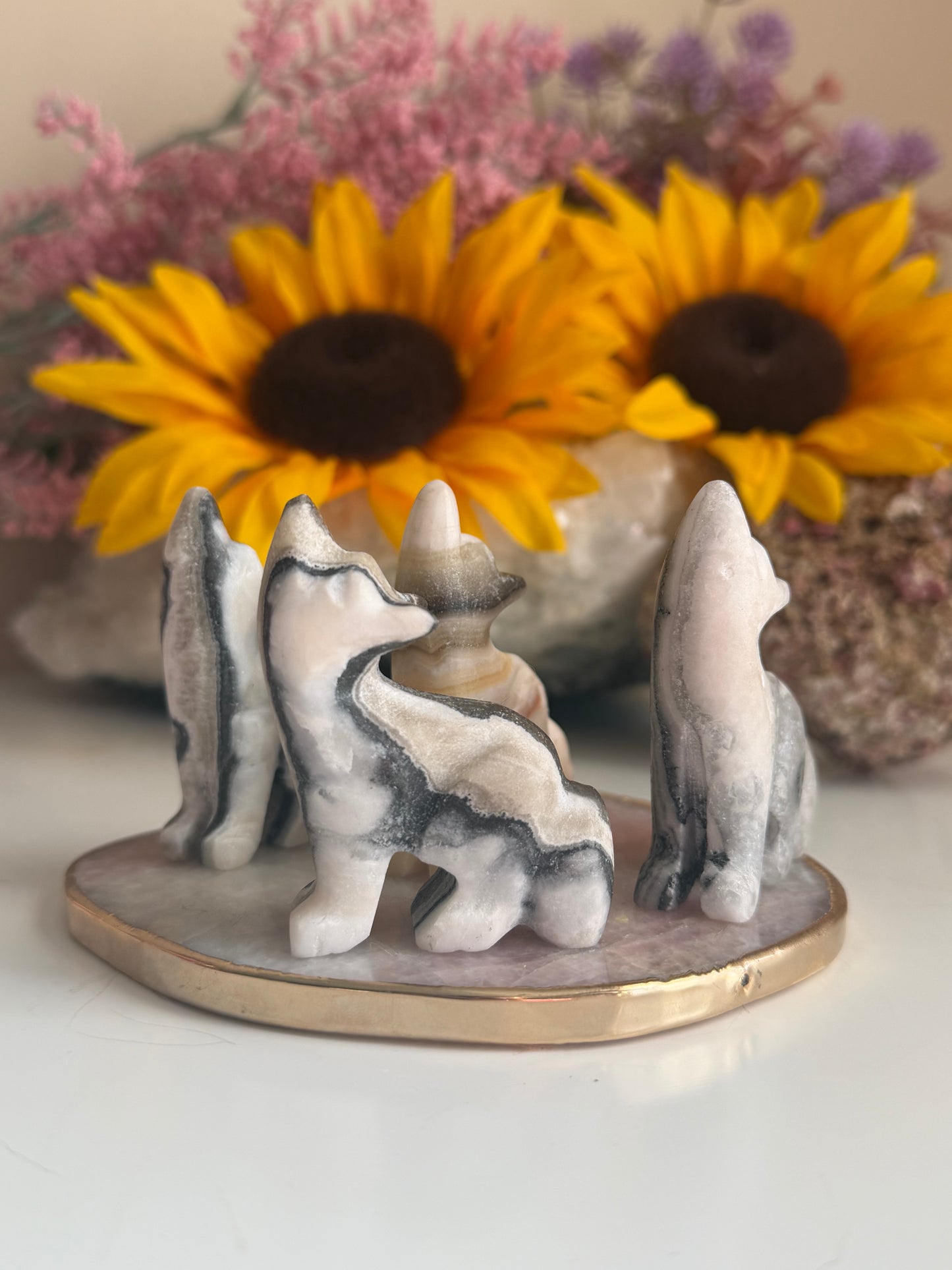 Zebra Calcite Wolves