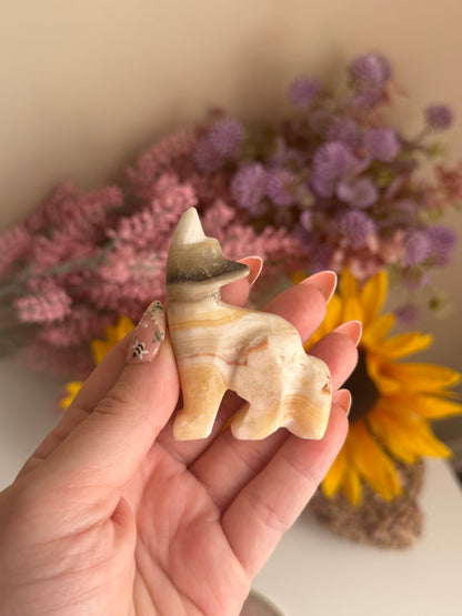 Zebra Calcite Wolves