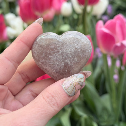 “Blue” Rose Quartz Heart