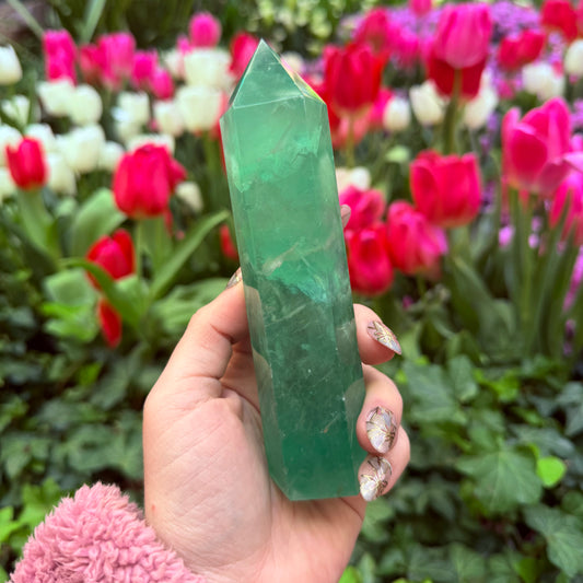 "Baja" Fluorite Tower