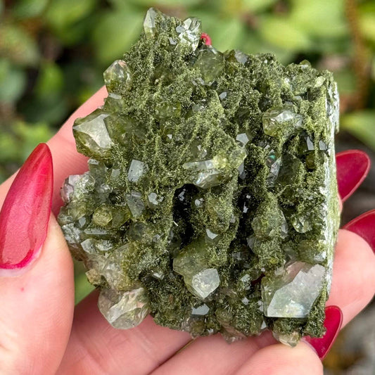 Epidote in Quartz from Turkey - Sold Individually