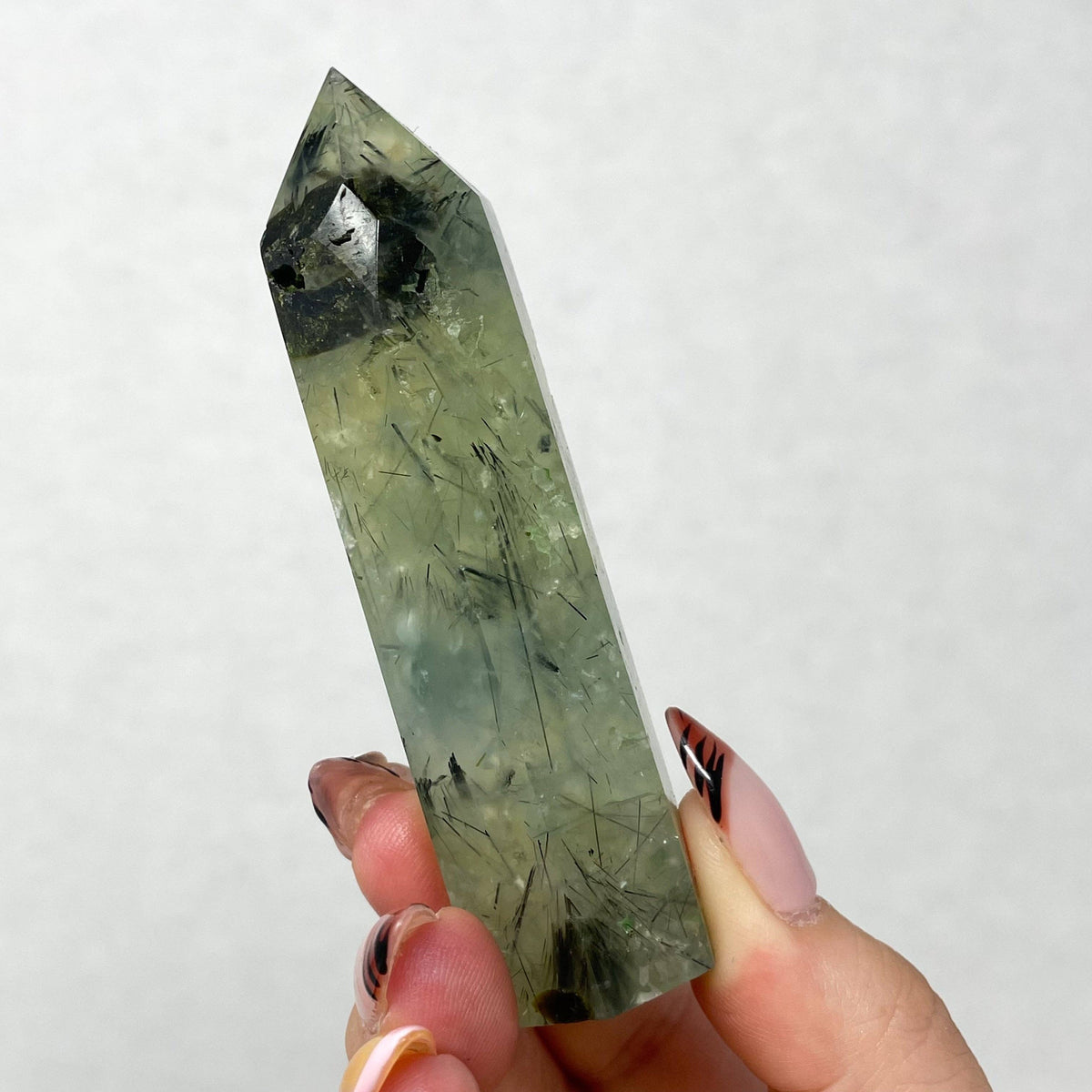 Prehnite With Epidote Tower