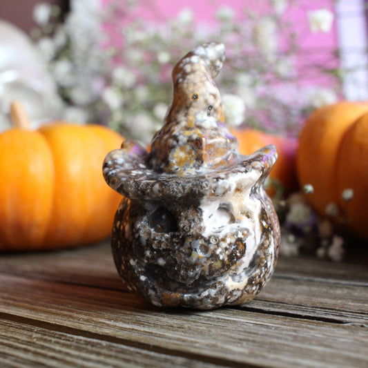 Ocean Jasper Jack o Lantern