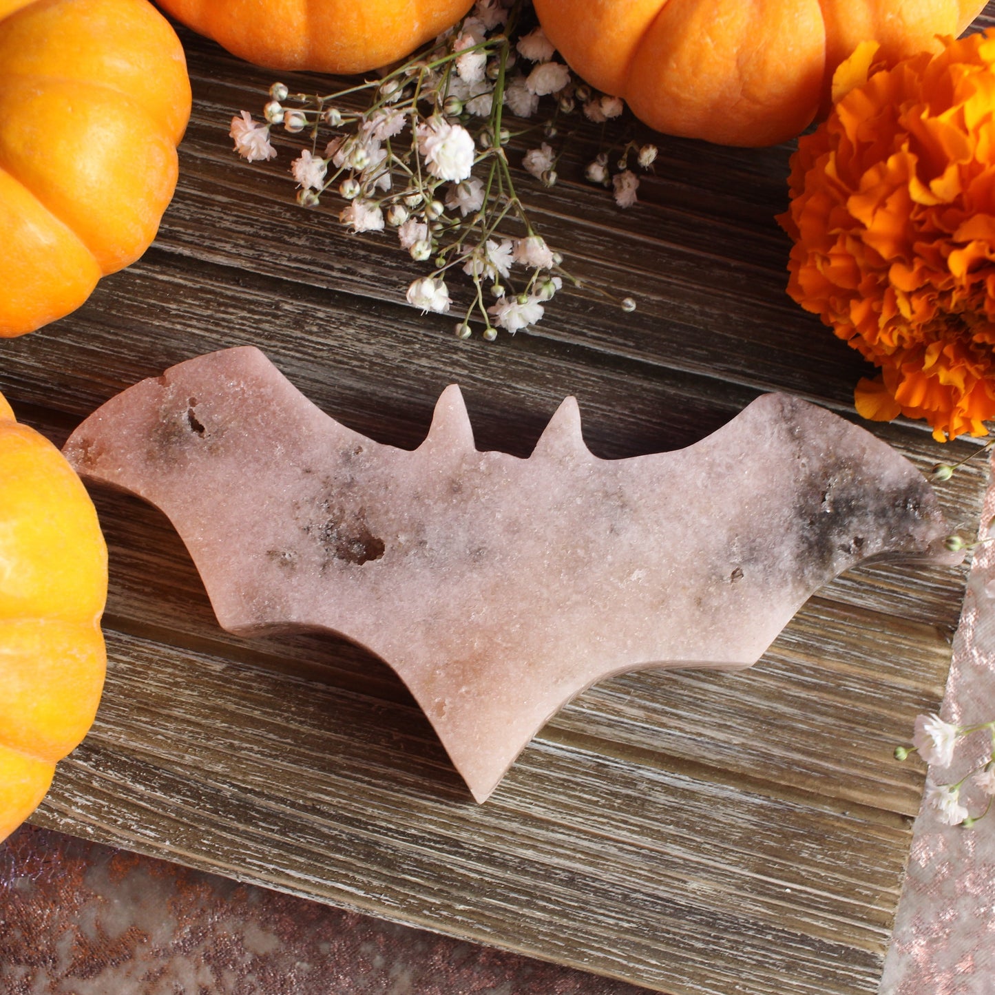 Pink Amethyst Bat