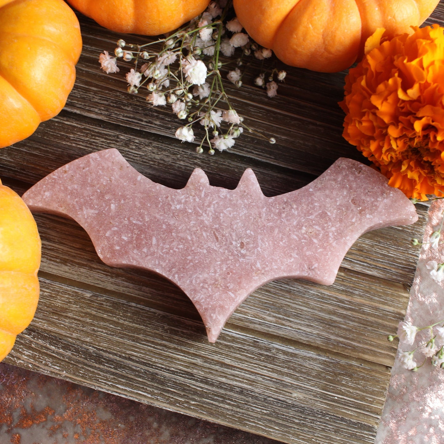 Pink Amethyst Bat
