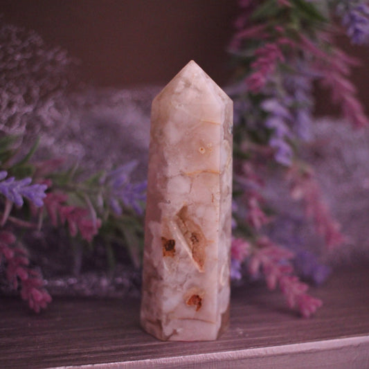 Flower Agate Mini Tower
