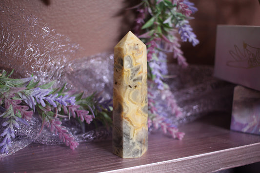 Crazy Lace Agate Mini Tower