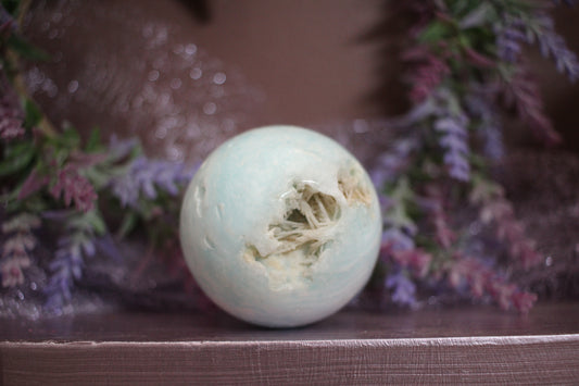 Caribbean Blue Calcite Sphere
