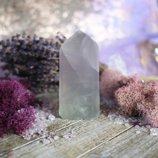 Lavender Fluorite Tower