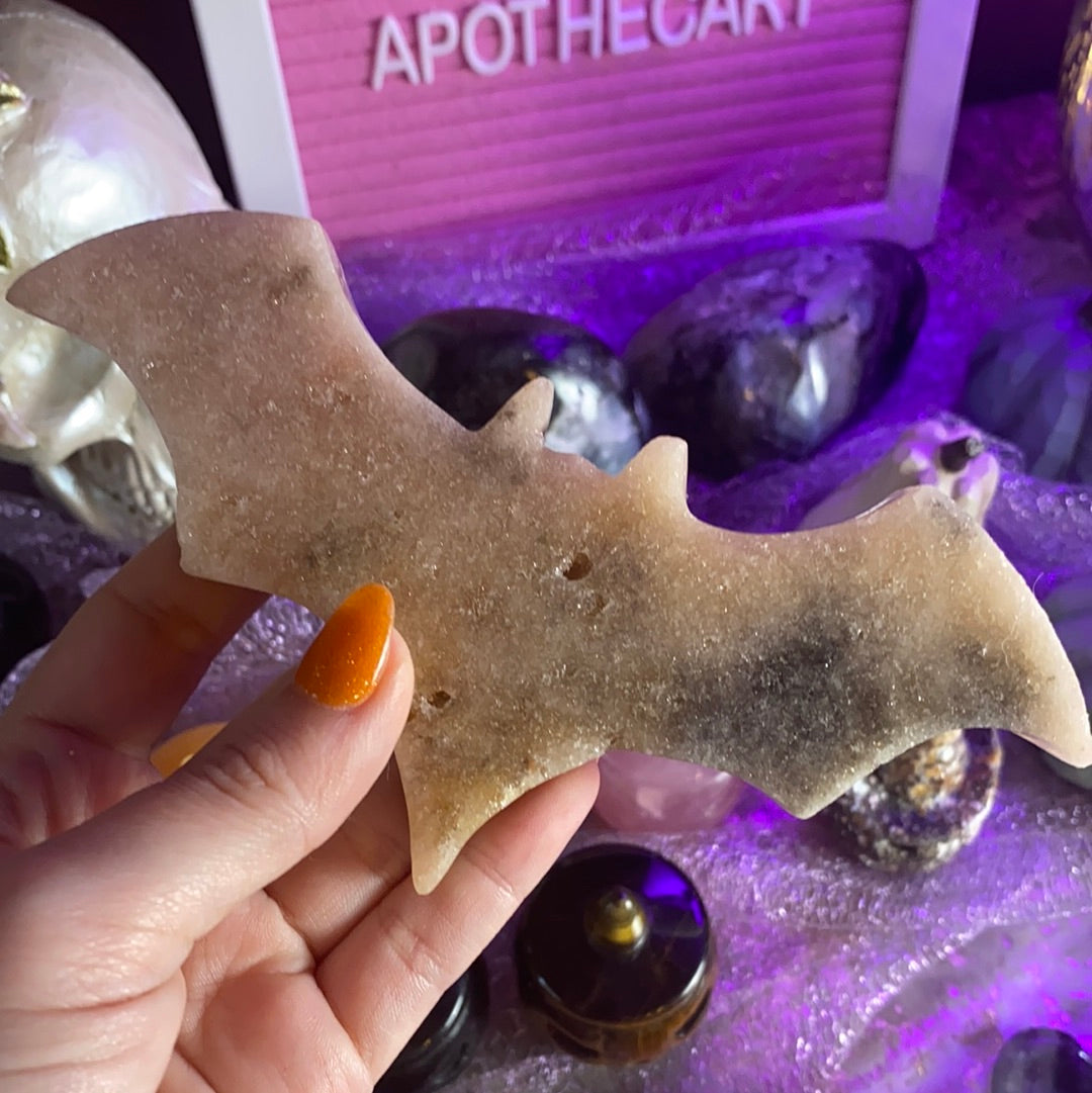 Pink Amethyst Bat