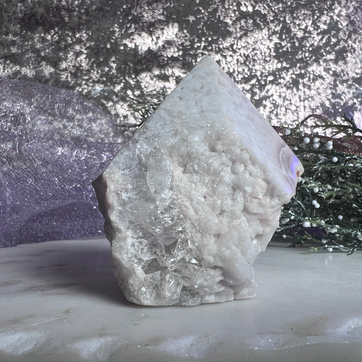 Pink Amethyst Point