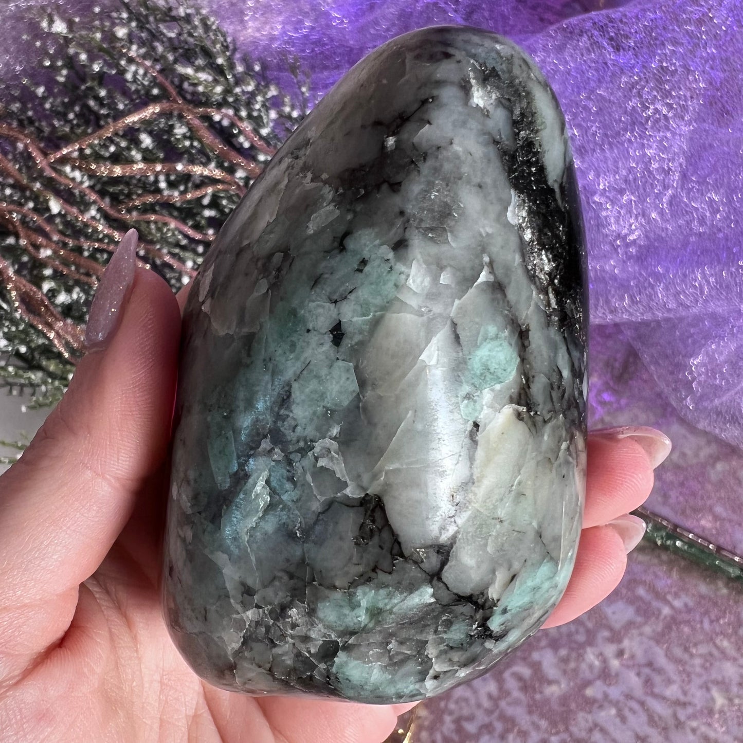 Extra Large Emerald Tumble